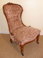 SOLD - A Good Quality Victorian Nursing Chair C1870