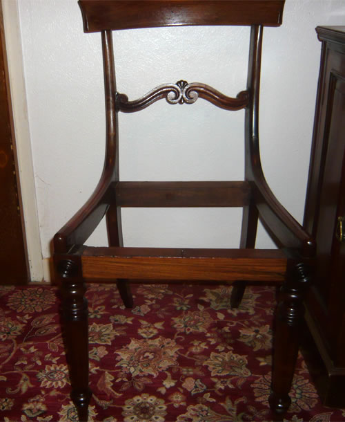 For Sale - A set of four ROSEWOOD William 1V dining chairs all in excellent condition