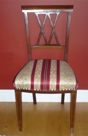 Edwardian mahogany and satinwood dining chair 2/4 wanted