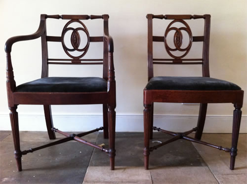Wanted - I am looking for matching Mahogany Regency Dining chairs and carvers to those pictured