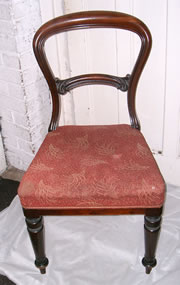 A set of 4 excellent quality early victorian mahogany balloon back chairs