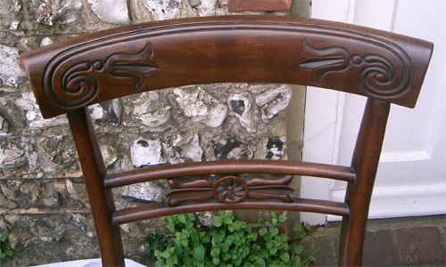 SOLD - A very good set of 8 Regency mahogany dining chairs