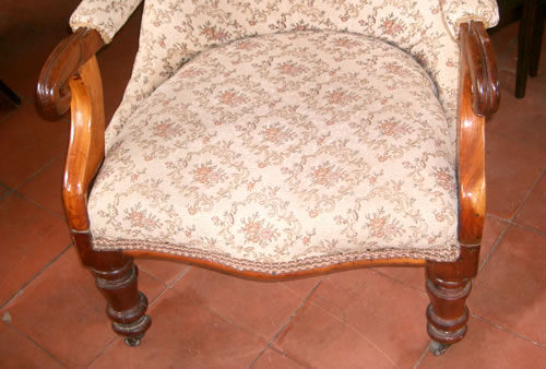 SOLD - Victorian Open Armchair