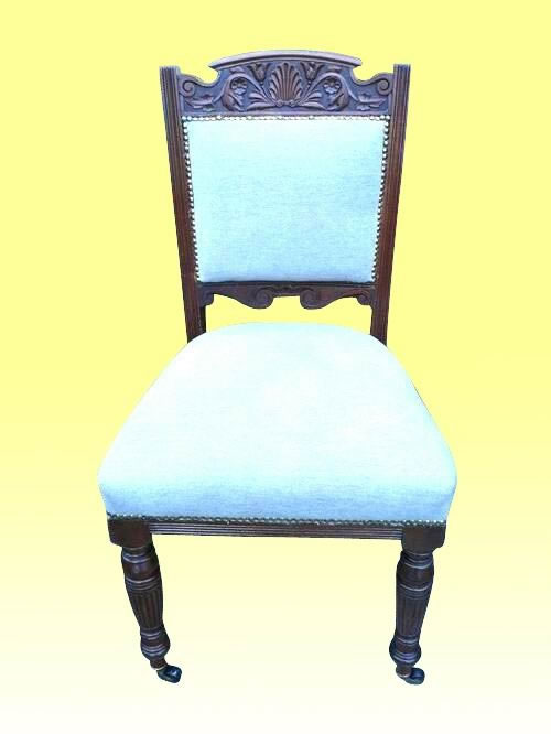 Wanted - Carved dining chair with front castors
