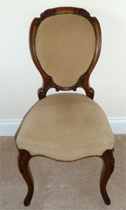 Wanted - Lovely oak chair stuffed seat and back